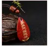 Pingente de Cinábrio Natural Areia de Cristal para o Ano de Nascimento, Banhado a Ouro Buda Amitabha Ouro Púrpura Areia Vermelha Imperial Colar Atacado