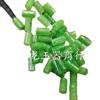 Jade de Taiwan furo grande passe rodoviário Jade contas soltas verde espinafre sol Verde Cruz passe rodoviário acessórios de joalheria contas