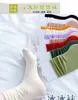 Calcetines Desechables Diarios para Hombres y Mujeres, Color Sólido Negro, Blanco, Gris, Sin Lavar, Todas las Estaciones, Casual Estudiante, Negocios, Desechables, de Caña Media