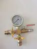 Manómetro de detección de fugas para agua y gas, manómetro de cuatro vías, manómetro de cuatro vías de 16 KG, 16 bar, tubería de agua, calefacción por suelo radiante