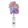 Carrete de insignia acrílico para personal de hospital, oferta especial de Amazon, para médico, enfermera, departamento de órganos, telescópico, hebilla de fácil extracción