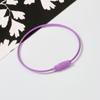 Creativo DIY hecho a mano llavero anillo pintura de color anillo de alambre de acero inoxidable cadena anillo etiqueta hebilla colgante de mochila