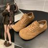 Zapatos Birkenstock Retro para Mujer Otoño e Invierno 2025 Nuevos Planos de Moda Versátiles Casuales Zapatos de Entrenamiento Alemanes con Cordones Suela Suave Zapatos Individuales