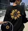 Tamanho Europeu Transfronteiriço Feminino Verão Casual Feminino Top ALOHA Estampa Havaiana Manga Curta Gola Redonda Super