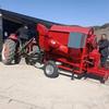 Debulhadora de quatro rodas com acionamento por eixo 125 grande debulhadora de trigo colza agrícola Debulhadora