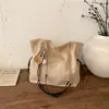 Moda para o Trabalho Estiloso Fresco Casual Estilo Coreano Simples e Elegante Grande Capacidade Personalizado Bolsa de Ombro Tote de Axila