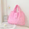 Bolsa de Perro de Orejas Grandes de Pudín de Gato Kt Merlot Perro Bolsa de Compras Plegable de Dibujos Animados Bolsa Portátil para Madres