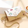 Bolsa Transversal Estampada com Fivela Magnética de Gato 2025 Bolsa Pequena de Alto Padrão Moda Tendência Bolsa Quadrada Pequena de Ombro Único Versátil para Mulheres