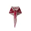 Suéter de cachemira 2026 Otoño/Invierno Nuevo Estilo Bufanda Triangular Versátil Estampada para Mujer Bufanda Pequeña Tejida Calentador de Cuello Chal