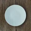 Conjunto de Louça de Jantar Cerâmica Listrada Rasa com Toque de Luxo, Pratos de Jantar Ocidentais de Nicho Estilo Europeu, Pratos de Steak, Pratos de Sobremesa e Pratos de Servir