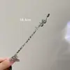 Pinza para el pelo Retro Genial Estilo Chino Nuevo Plata Miao de Imitación, Pinza para el Pelo con Borla, Pinza para el Pelo Estilo Antiguo Estilo Palacio, Pinza para el Pelo