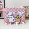 Mini figuras de cachorros dibujadas a línea en cajas sorpresa, juguetes coleccionables de dibujos animados, lindos regalos para niños, cajas sorpresa al por mayor