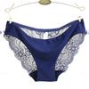 Ropa interior transpirable suave de seda de hielo de gran tamaño europea y americana para mujer Fabricante Venta al por mayor Algodón Encaje Sexy Levantamiento de glúteos Calzones para mujer
