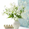 Flor de Simulación Alice Iris Impresión 3D Silicona Algodón Flor Falsa Decoración del Hogar Floristería de Gama Alta Ins Viento Natural