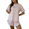 Pijama Feminino Popular Russo Transfronteiriço Estampa Leopardo