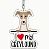 Llavero de Perro Mascota Acrílico Color Impreso En Stock Transfronterizo Regalo Pequeño Creativo