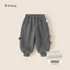 Pantalones Deportivos Simples Casuales Bangxuan para Niños Pantalones Jogger para Niños 2026 Pantalones de Invierno para Niños Ropa Infantil Zhili Huzhou