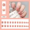 Drill wear armor gelo cor transparente flash Diamond 24 unhas postiças boxed terminado por atacado comprimidos de manicure de alta qualidade