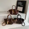 Bolso Cruzado Estilo Coreano Simple con Estampado de Leopardo para Mujer 2025 Otoño Nuevo Elegante de Alta Calidad