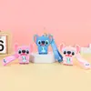 Llavero de Silicona de Bebé Llorando Billetera para Monedas Colgante de Bolso Mini Bolsa para Auriculares Pequeña Billetera Accesorios para Niños
