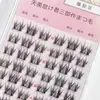 Pestañas Deseo Gemelas Rosa Pestañas Postizas Trilogía Perezosa Segmentadas Pelo de Trigo Grueso Venta al por Mayor C