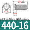 Tuercas Remachables Hechas en EE. UU. FH-256/440/632/832/0420/0518/0616-Tuercas Remachables