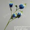 Buquê de lírio-de-fogo artificial com 4 cabeças, materiais DIY para decoração de cena de casamento, flores artificiais para paisagismo e arranjos decorativos, atacado