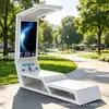 Parque Externo Assento Inteligente ao Sol Carregamento Sem Fio Lazer Multifuncional Bluetooth Fotovoltaico Assento Inteligente