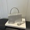 Bolso de hombro cruzado de gran capacidad de lujo transfronterizo 2026 PU estilo coreano simple color sólido para mujer