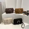 Bolsa Feminina 2026 Verão Nova Moda Simples Texturizada Cor Sólida Grande Capacidade Ombro Cruzado Sob o Braço