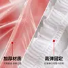 Mantel desechable con borde elástico, PE engrosado, impermeable y a prueba de aceite, adecuado para uso doméstico, bodas, banquetes, mesas redondas y cuadradas, universal, transparente