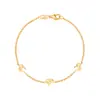 Popular y Versátil de Venta Caliente Transfronteriza Europea y Americana S325 Plata de Ley Exquisito Corazón Circonita Nicho Alta Gama Pulsera