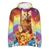 Primavera y Otoño AliExpress Más Vendido Sudadera con Capucha para Hombre Impresión Digital 3D Moda Holgada Manga Larga para Hombre Protector