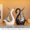 Atacado cerâmica cisne enfeites presentes de casamento sala de estar armário de TV armário de vinho decorações para casa artesanato presentes