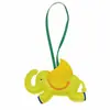 Colgante de Bolso Dumbo de Cuero de Dibujos Animados Mascota Rellena Adorno de Elefante Llavero de Coche Encanto de Cesta de Verduras