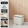 Estante de Almacenamiento para Cubo de Basura de Cocina Personalizado Multicapa con Ruedas Estante de Almacenamiento Simple Móvil Elevado Estante de Almacenamiento para Cubo Sanitario