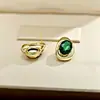 Pendientes Retro Estilo Hong Kong con Diamantes Grandes en Plata S925 para Mujer, Pendientes de Lujo Ligero con un Toque Versátil y de Alta Gama, Pendientes Populares