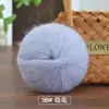 Suéter cachecol casaco de lã mohair tricotado à mão bola de lã suéter de bebê xale lã fina