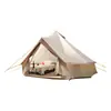 Tienda de Yurta Mongol, Tienda Grande de Algodón, Impermeable, Resistente al Sol, Ignífuga, Tienda de Socorro en Caso de Desastre, Alojamiento Estilo Familiar, Logo Personalizable
