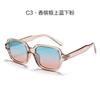 Nuevas gafas de sol polarizadas Moda europea y americana para mujer mi uña gafas de sol personalizadas con protección solar moda callejera transfronteriza color degradado