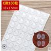 Cápsulas Transparentes Anticolisión Almohadilla Anticolisión de Silicona Almohadilla Anticolisión para Gabinetes Partículas Silenciadoras Almohadilla de Silicona Adhesivo Trasero Partículas Anticolisión Silenciosas