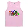 Chaleco de verano para niños 2023, estilo coreano, algodón casual, camiseta básica absorbente de sudor, ropa exterior deportiva de azúcar, camiseta sin mangas para niños