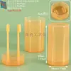 Caixa de Talheres Infantil, Porta-Colher de Silicone, Porta-Hashi e Garfo-Colher de Treinamento para Bebês em PP, Mordedor, Porta-Escova de Dentes e Mordedor