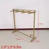 Exhibidor Vertical al por Mayor para Tienda de Ropa Estante de Piso de Doble Cara para Pantalones Estante de Isla de Seis Brazos Estante Exhibidor de Ropa