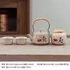 Conjunto de Chá de Uma Panela e Duas Xícaras Conjunto para Casa Dormitório Hotel Restaurante Cerâmica Conjunto de Chá Kung Fu Bule Xícara de Chá Recepção