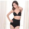 Roupa Íntima Feminina de Cintura Alta com Efeito Modelador de Colmeia, Sem Costura, com Forro de Algodão no Entrepernas, Levanta Quadril, Comprime a Barriga