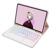 Adequado para Novo iPad Pro11 Capa Protetora de Teclado Bluetooth Rgb 10.2 Capa de Couro com Compartimento para Caneta A16 Tablet Soft Shell