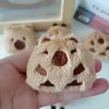 Broche de Pelúcia Capivara Acessórios Boneca Capivara Fofa Pingente de Bolsa Acessórios Broche Atacado