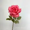 Flores Artificiais de Rosa Princesa de Alta Qualidade para Casamentos, Rosas Artificiais Transfronteiriças, Arranjos Florais Realistas para Ilhas de Flores, Materiais Realistas de Alta Qualidade para DIY