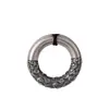 Chapado en Plata Chapado en Plata Hebilla Xiangyun Ping An Colgante para Hombre Sólido Retro Pareja Moda Personalidad Colgante Cordón Hombres y Mujeres Colgante